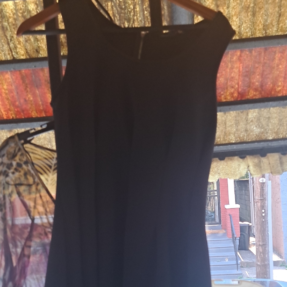 Elegant Black Sleeveless Dress